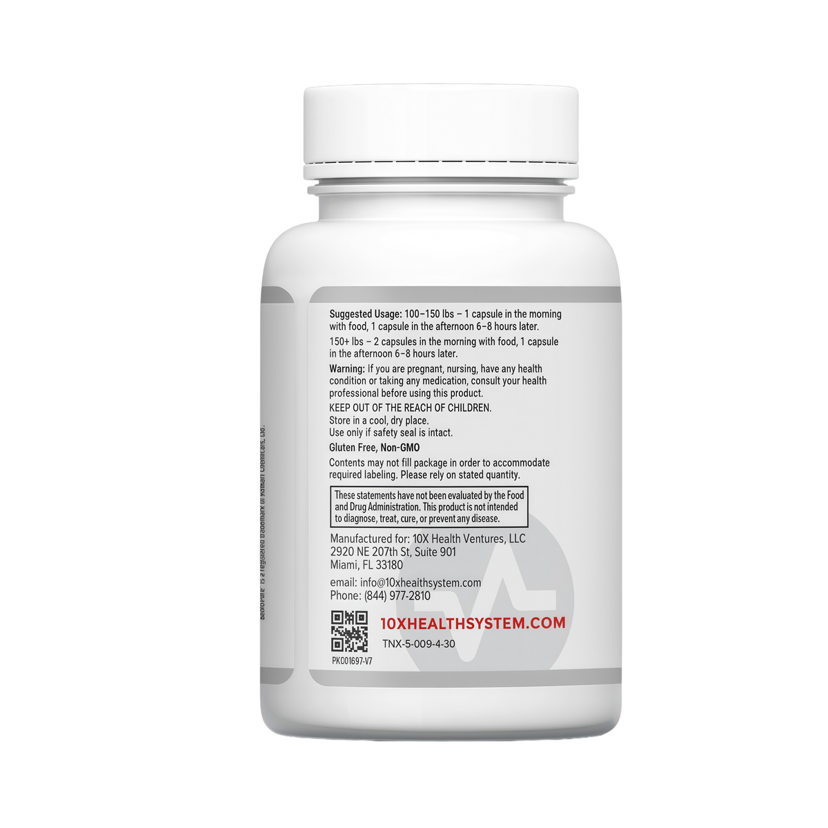 10X Health Methylated Multivitamin - 90 Capsules